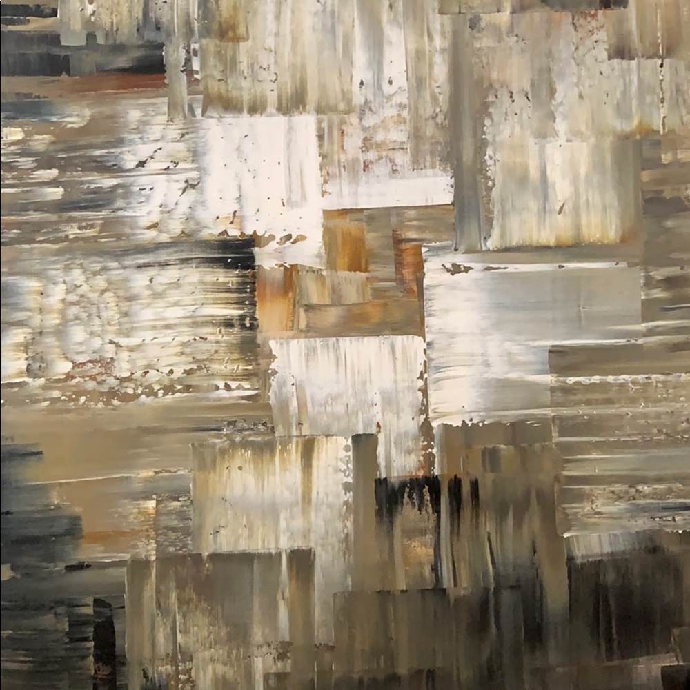 Original Palette Knife Abstract Painting by Iliina